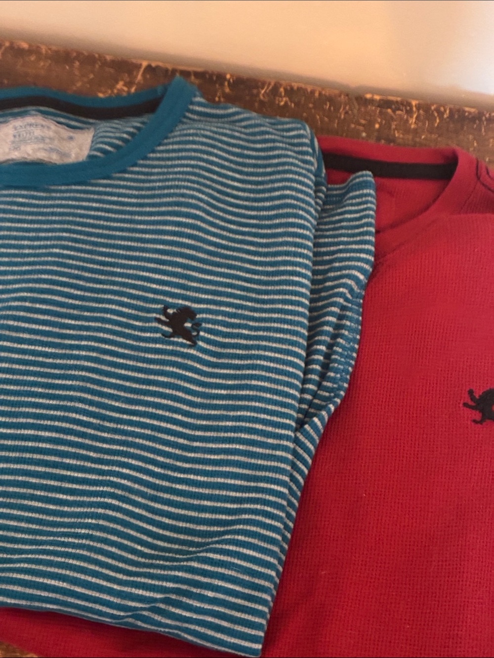 Express waffle thermal long sleeve Shirt set LG- Men